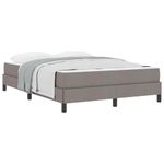 Casa si Gradina - Mobilier - Paturi si accesorii - Paturi - Pat cu arcuri Altele Gri taupe 160 x 200 cm tesatura - Infinity.ro