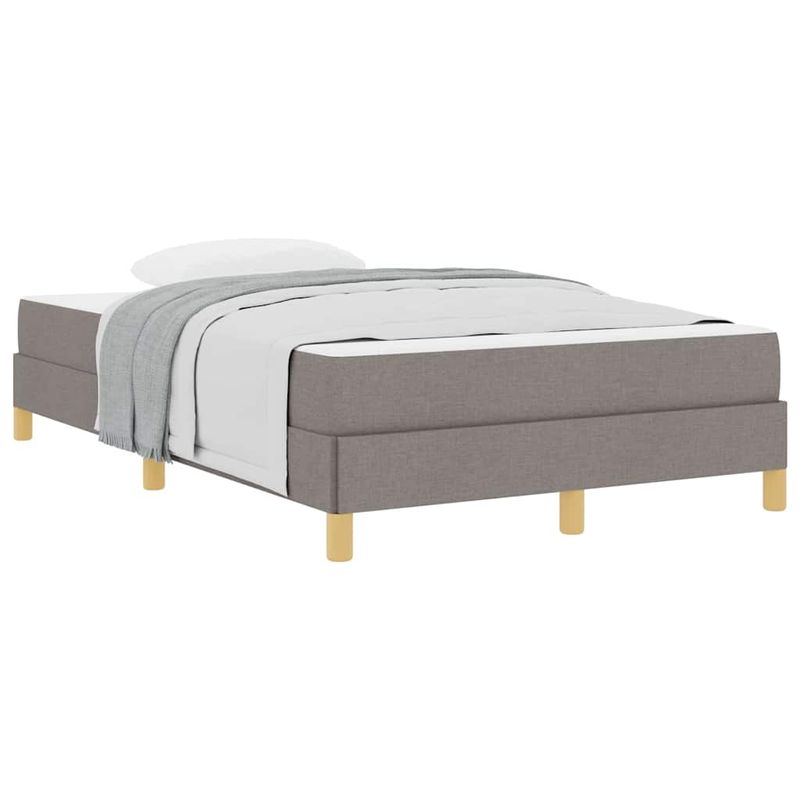 Casa si Gradina - Mobilier - Paturi si accesorii - Paturi - Pat cu arcuri Taupe, Maro 120 x 190 cm - Infinity.ro