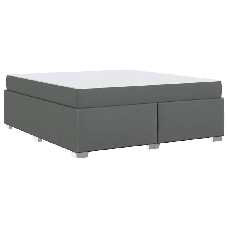 Casa si Gradina - Mobilier - Paturi si accesorii - Paturi - Cadru de pat Altele Gri inchis 180 x 200 cm tesatura - Infinity.ro