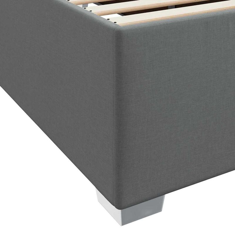Casa si Gradina - Mobilier - Paturi si accesorii - Paturi - Cadru de pat Altele Gri inchis 180 x 200 cm tesatura - Infinity.ro