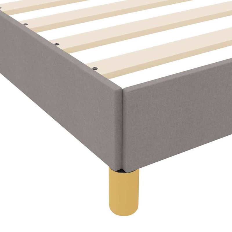 Casa si Gradina - Mobilier - Paturi si accesorii - Paturi - Pat cu arcuri Taupe, Maro 120 x 190 cm - Infinity.ro
