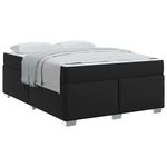 Casa si Gradina - Mobilier - Paturi si accesorii - Paturi - Cadru de pat Altele Negru 160 x 200 cm Piele artificiala - Infinity.ro