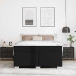 Casa si Gradina - Mobilier - Paturi si accesorii - Paturi - Cadru de pat Altele Negru 160 x 200 cm Piele artificiala - Infinity.ro