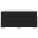 Casa si Gradina - Mobilier - Paturi si accesorii - Paturi - Cadru de pat Altele Negru 160 x 200 cm Piele artificiala - Infinity.ro