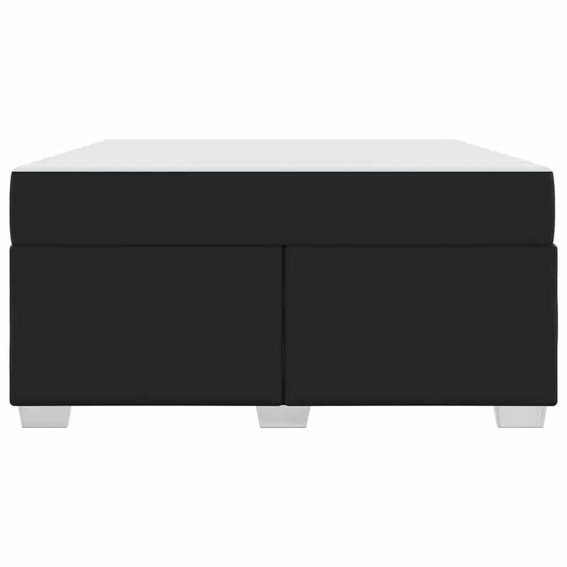 Casa si Gradina - Mobilier - Paturi si accesorii - Paturi - Cadru de pat Altele Negru 160 x 200 cm Piele artificiala - Infinity.ro