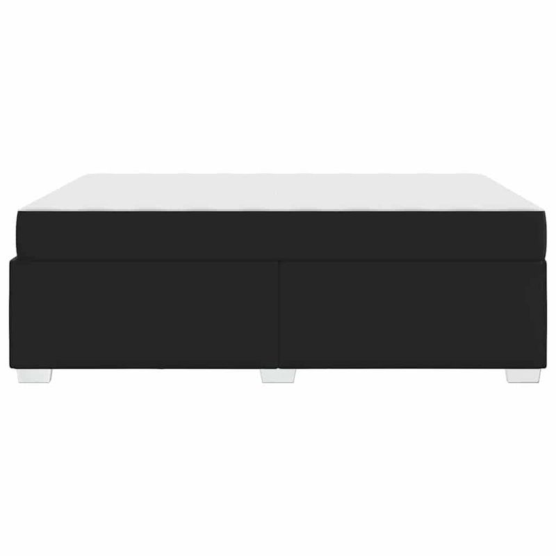 Casa si Gradina - Mobilier - Paturi si accesorii - Paturi - Cadru de pat Altele Negru 160 x 200 cm Piele artificiala - Infinity.ro