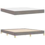Casa si Gradina - Mobilier - Paturi si accesorii - Paturi - Pat cu arcuri Taupe, Maro 180 x 200 cm - Infinity.ro