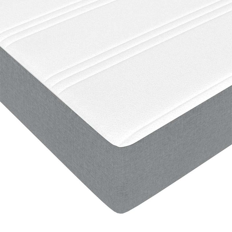 Casa si Gradina - Mobilier - Paturi si accesorii - Paturi - Cadru de pat Gri deschis 120 x 190 cm tesatura - Infinity.ro