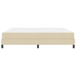 Casa si Gradina - Mobilier - Paturi si accesorii - Paturi - Pat cu arcuri Altele Crem 200 x 200 cm tesatura - Infinity.ro