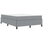 Casa si Gradina - Mobilier - Paturi si accesorii - Paturi - Pat cu arcuri Gri deschis, Negru 140 x 200 cm - Infinity.ro
