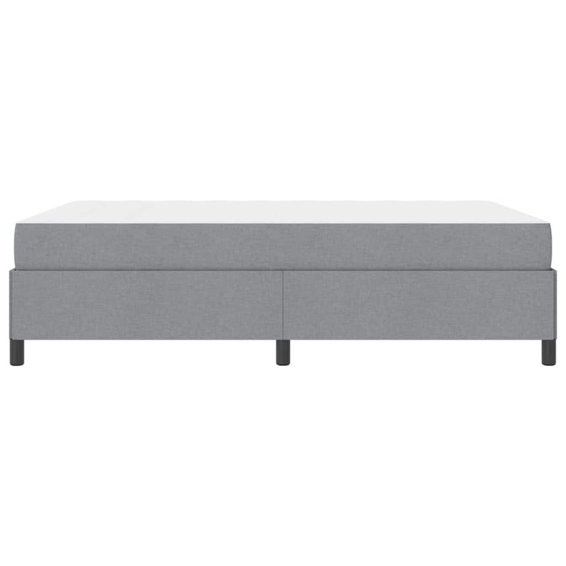 Casa si Gradina - Mobilier - Paturi si accesorii - Paturi - Pat cu arcuri Gri deschis, Negru 140 x 200 cm - Infinity.ro