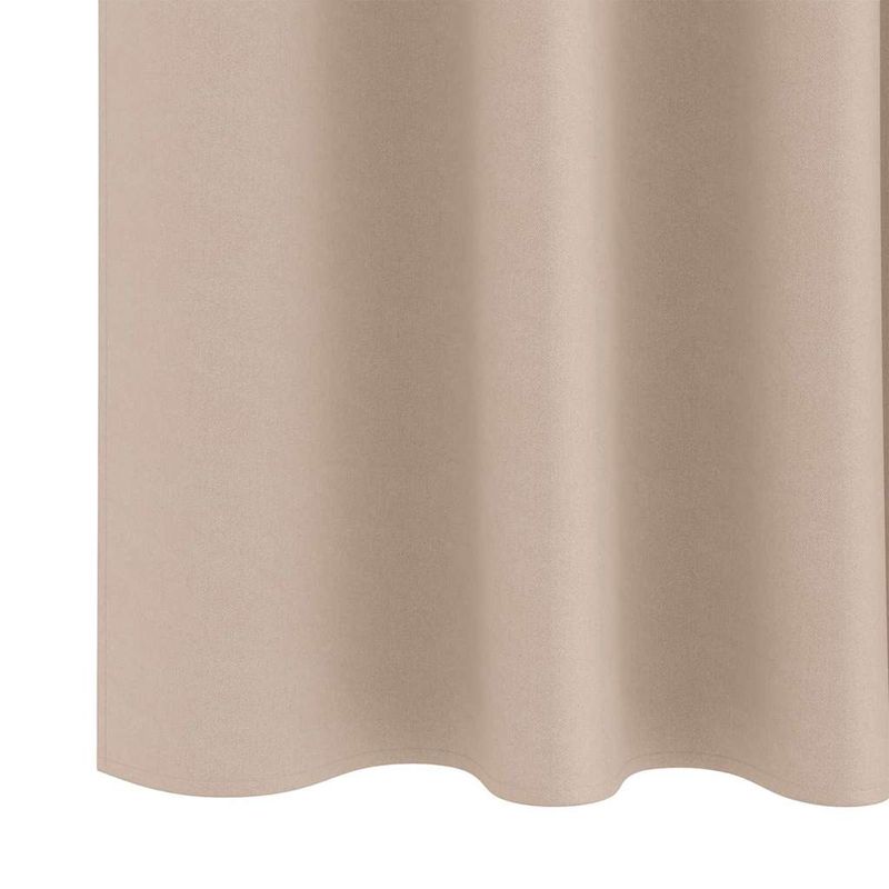 Casa si Gradina - Textile si covoare - Perdele si draperii - Perdele - Perdele cu perdele 2 pcs Gri taupe 225 x 140 cm Poliester - Infinity.ro