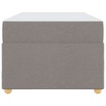 Casa si Gradina - Mobilier - Paturi si accesorii - Paturi - Cadru de pat cu saltea Altele Gri taupe 90 x 200 cm tesatura - Infinity.ro