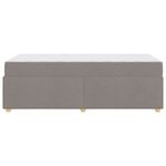 Casa si Gradina - Mobilier - Paturi si accesorii - Paturi - Cadru de pat cu saltea Altele Gri taupe 90 x 200 cm tesatura - Infinity.ro