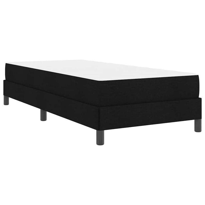 Casa si Gradina - Mobilier - Paturi si accesorii - Paturi - Pat cu arcuri Altele Negru 80 x 200 cm tesatura - Infinity.ro