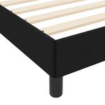 Casa si Gradina - Mobilier - Paturi si accesorii - Paturi - Pat cu arcuri Altele Negru 80 x 200 cm tesatura - Infinity.ro