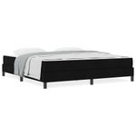 Casa si Gradina - Mobilier - Paturi si accesorii - Paturi - Pat cu arcuri Altele Negru 180 x 200 cm tesatura - Infinity.ro