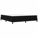 Casa si Gradina - Mobilier - Paturi si accesorii - Paturi - Pat cu arcuri Altele Negru 180 x 200 cm tesatura - Infinity.ro