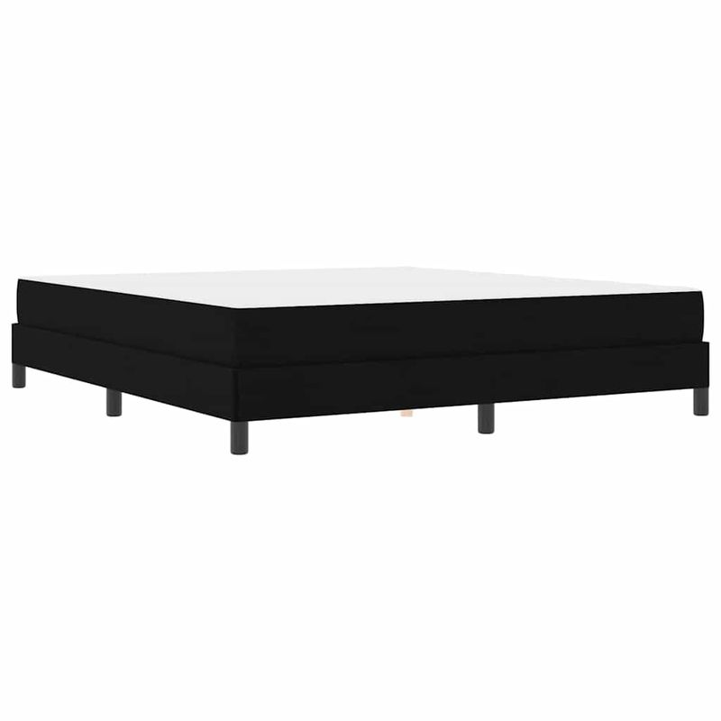 Casa si Gradina - Mobilier - Paturi si accesorii - Paturi - Pat cu arcuri Altele Negru 180 x 200 cm tesatura - Infinity.ro
