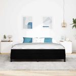 Casa si Gradina - Mobilier - Paturi si accesorii - Paturi - Pat cu arcuri Altele Negru 180 x 200 cm tesatura - Infinity.ro