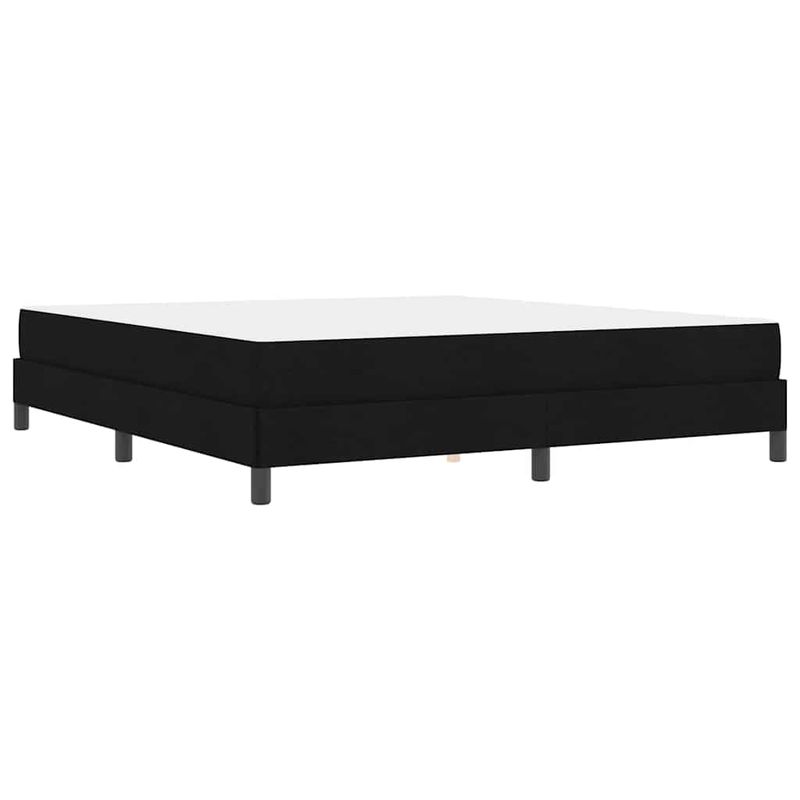 Casa si Gradina - Mobilier - Paturi si accesorii - Paturi - Pat cu arcuri Altele Negru 180 x 200 cm tesatura - Infinity.ro
