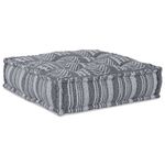 Casa si Gradina - Gradina si terasa - Mobilier exterior - Canapele si fotolii gradina - Fotoliu puf modular, gri, 70x70x36 cm, textil - Infinity.ro
