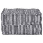 Casa si Gradina - Gradina si terasa - Mobilier exterior - Canapele si fotolii gradina - Fotoliu puf modular, gri, 70x70x36 cm, textil - Infinity.ro