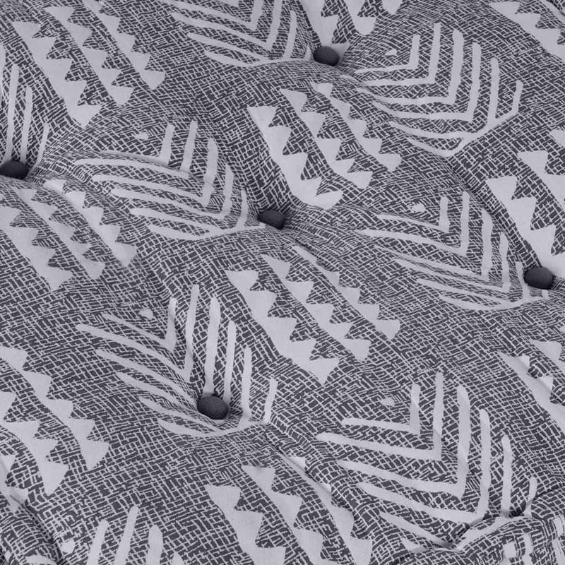 Casa si Gradina - Gradina si terasa - Mobilier exterior - Canapele si fotolii gradina - Fotoliu puf modular, gri, 70x70x36 cm, textil - Infinity.ro