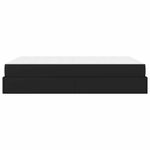 Casa si Gradina - Mobilier - Paturi si accesorii - Paturi - Cadru de pat cu saltea Negru 140 x 200 cm Piele artificiala - Infinity.ro