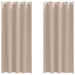 Casa si Gradina - Textile si covoare - Perdele si draperii - Perdele - Perdele cu perdele 2 pcs Gri taupe 225 x 140 cm Poliester - Infinity.ro
