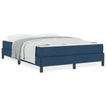 Casa si Gradina - Mobilier - Paturi si accesorii - Paturi - Pat cu arcuri Altele albastru 160 x 200 cm tesatura - Infinity.ro