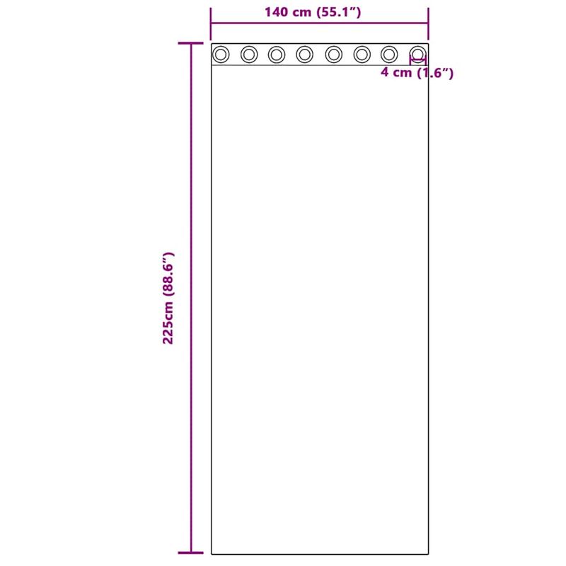 Casa si Gradina - Textile si covoare - Perdele si draperii - Perdele - Perdele cu perdele 2 pcs Gri taupe 225 x 140 cm Poliester - Infinity.ro