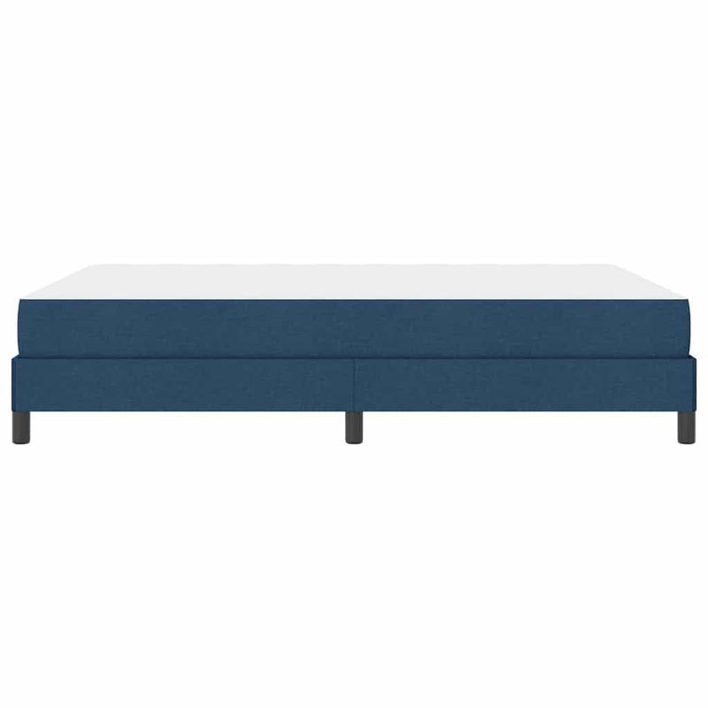 Casa si Gradina - Mobilier - Paturi si accesorii - Paturi - Pat cu arcuri Altele albastru 160 x 200 cm tesatura - Infinity.ro