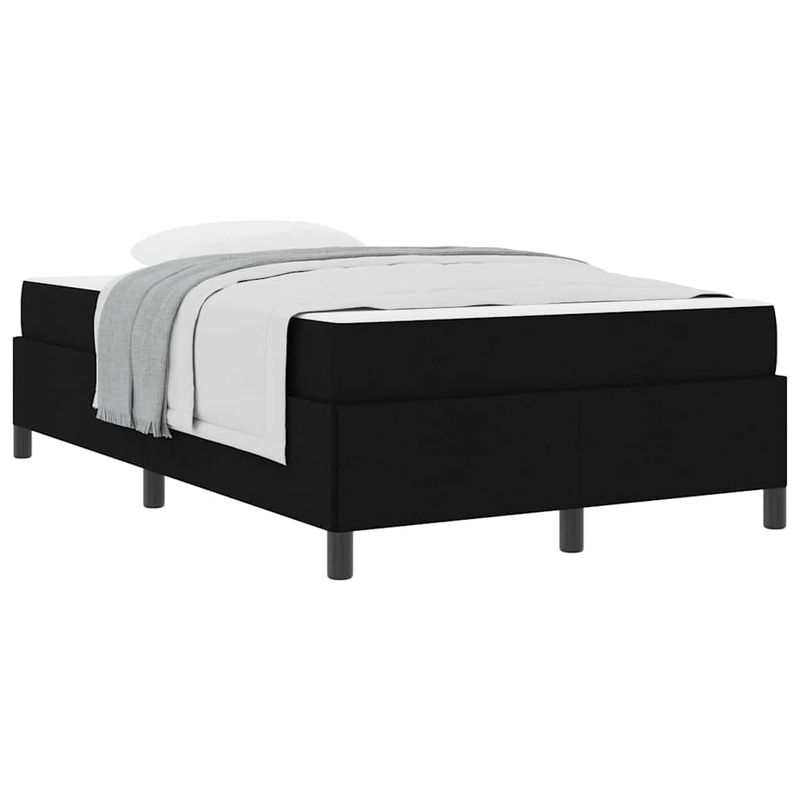 Casa si Gradina - Mobilier - Paturi si accesorii - Paturi - Pat cu arcuri Negru, Negru 120 x 200 cm - Infinity.ro