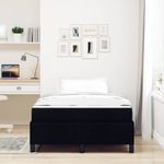 Casa si Gradina - Mobilier - Paturi si accesorii - Paturi - Pat cu arcuri Negru, Negru 120 x 200 cm - Infinity.ro