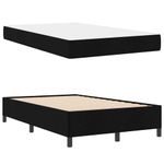 Casa si Gradina - Mobilier - Paturi si accesorii - Paturi - Pat cu arcuri Negru, Negru 120 x 200 cm - Infinity.ro