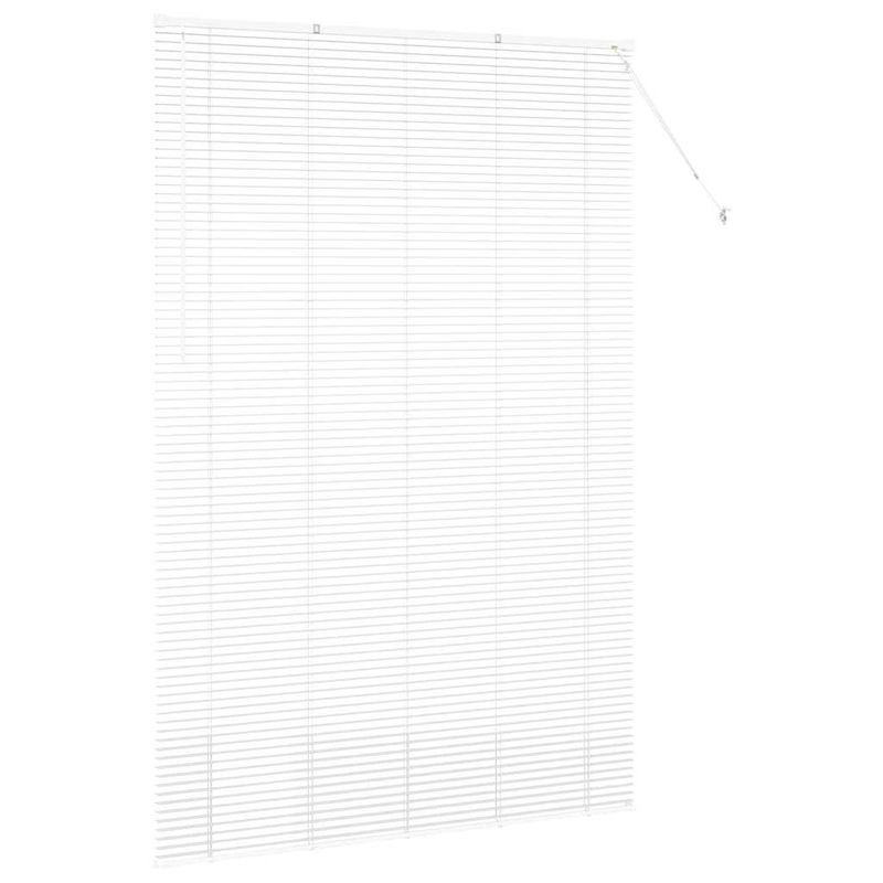 Casa si Gradina - Textile si covoare - Rulouri si jaluzele - Jaluzea pentru Fereastra cu perdele Altele Manual Alb 150 x 220 cm Aluminiu - Infinity.ro