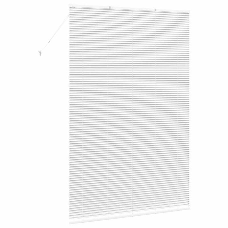Casa si Gradina - Textile si covoare - Rulouri si jaluzele - Jaluzea pentru Fereastra cu perdele Altele Manual Alb 140 x 220 cm Aluminiu - Infinity.ro