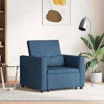Casa si Gradina - Mobilier - Scaune si fotolii - Fotolii - Fotoliu Pat 3 In 1 Convertible Albastru Tesatura - Infinity.ro