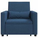 Casa si Gradina - Mobilier - Scaune si fotolii - Fotolii - Fotoliu Pat 3 In 1 Convertible Albastru Tesatura - Infinity.ro