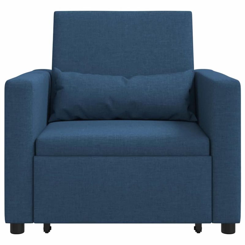 Casa si Gradina - Mobilier - Scaune si fotolii - Fotolii - Fotoliu Pat 3 In 1 Convertible Albastru Tesatura - Infinity.ro