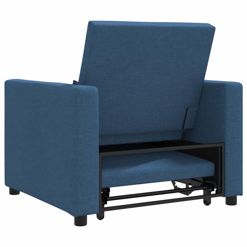Casa si Gradina - Mobilier - Scaune si fotolii - Fotolii - Fotoliu Pat 3 In 1 Convertible Albastru Tesatura - Infinity.ro