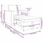 Casa si Gradina - Mobilier - Scaune si fotolii - Fotolii - Fotoliu Pat 3 In 1 Convertible Albastru Tesatura - Infinity.ro