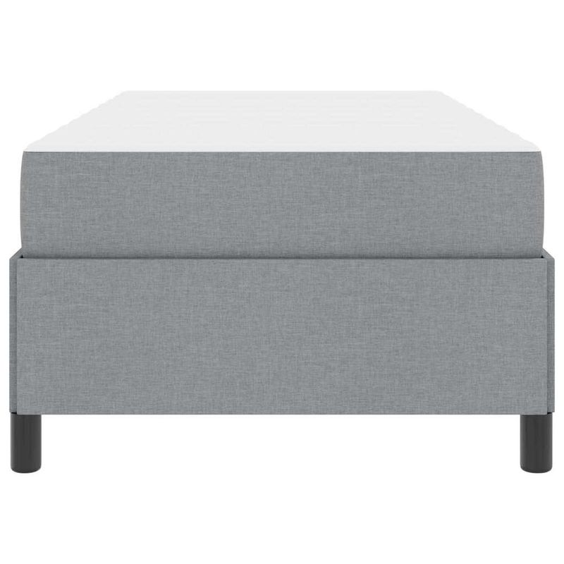 Casa si Gradina - Mobilier - Paturi si accesorii - Paturi - Pat cu arcuri Gri deschis, Negru 80 x 200 cm - Infinity.ro