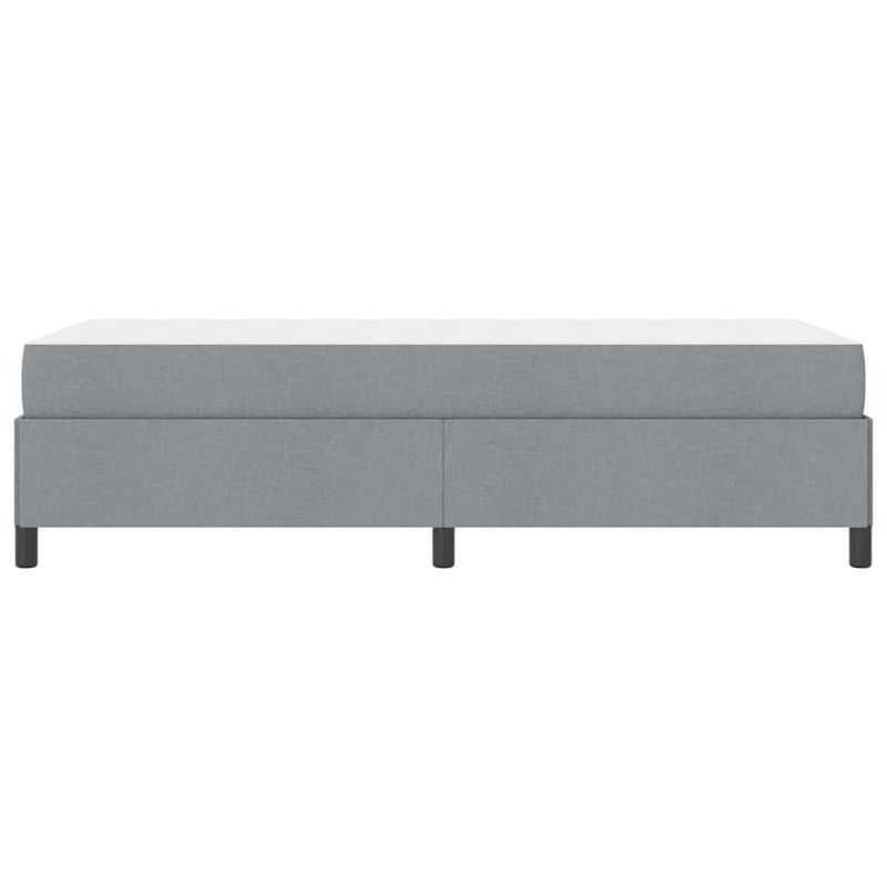 Casa si Gradina - Mobilier - Paturi si accesorii - Paturi - Pat cu arcuri Gri deschis, Negru 80 x 200 cm - Infinity.ro