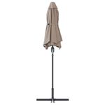 Casa si Gradina - Gradina si terasa - Umbrele si pavilioane - Umbrele - Parasol de Gradina Gri taupe 380 x 196 x 235 cm - Infinity.ro