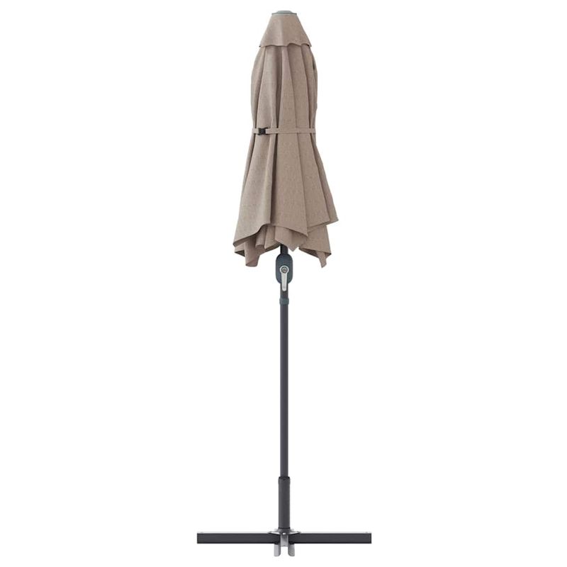 Casa si Gradina - Gradina si terasa - Umbrele si pavilioane - Umbrele - Parasol de Gradina Gri taupe 380 x 196 x 235 cm - Infinity.ro