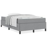 Casa si Gradina - Mobilier - Paturi si accesorii - Paturi - Pat cu arcuri Gri deschis, Negru 120 x 190 cm - Infinity.ro