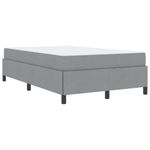 Casa si Gradina - Mobilier - Paturi si accesorii - Paturi - Pat cu arcuri Gri deschis, Negru 120 x 190 cm - Infinity.ro