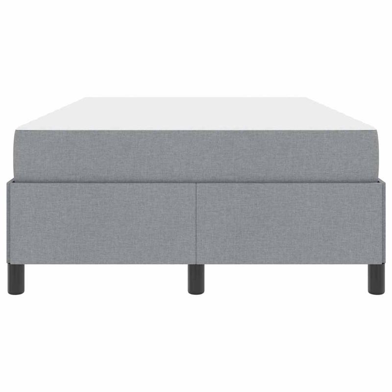 Casa si Gradina - Mobilier - Paturi si accesorii - Paturi - Pat cu arcuri Gri deschis, Negru 120 x 190 cm - Infinity.ro